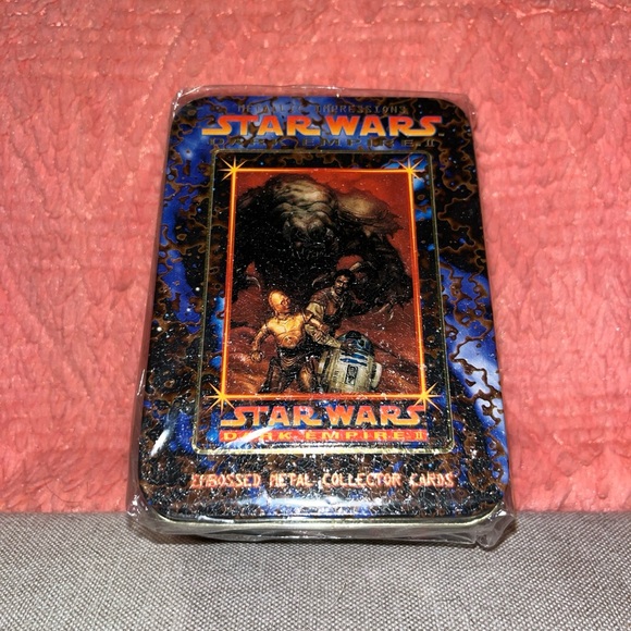 STAR WARS DARK EMPIRE 2 EMBOSSED METAL COLLECTOR CARDS - Picture 1 of 4